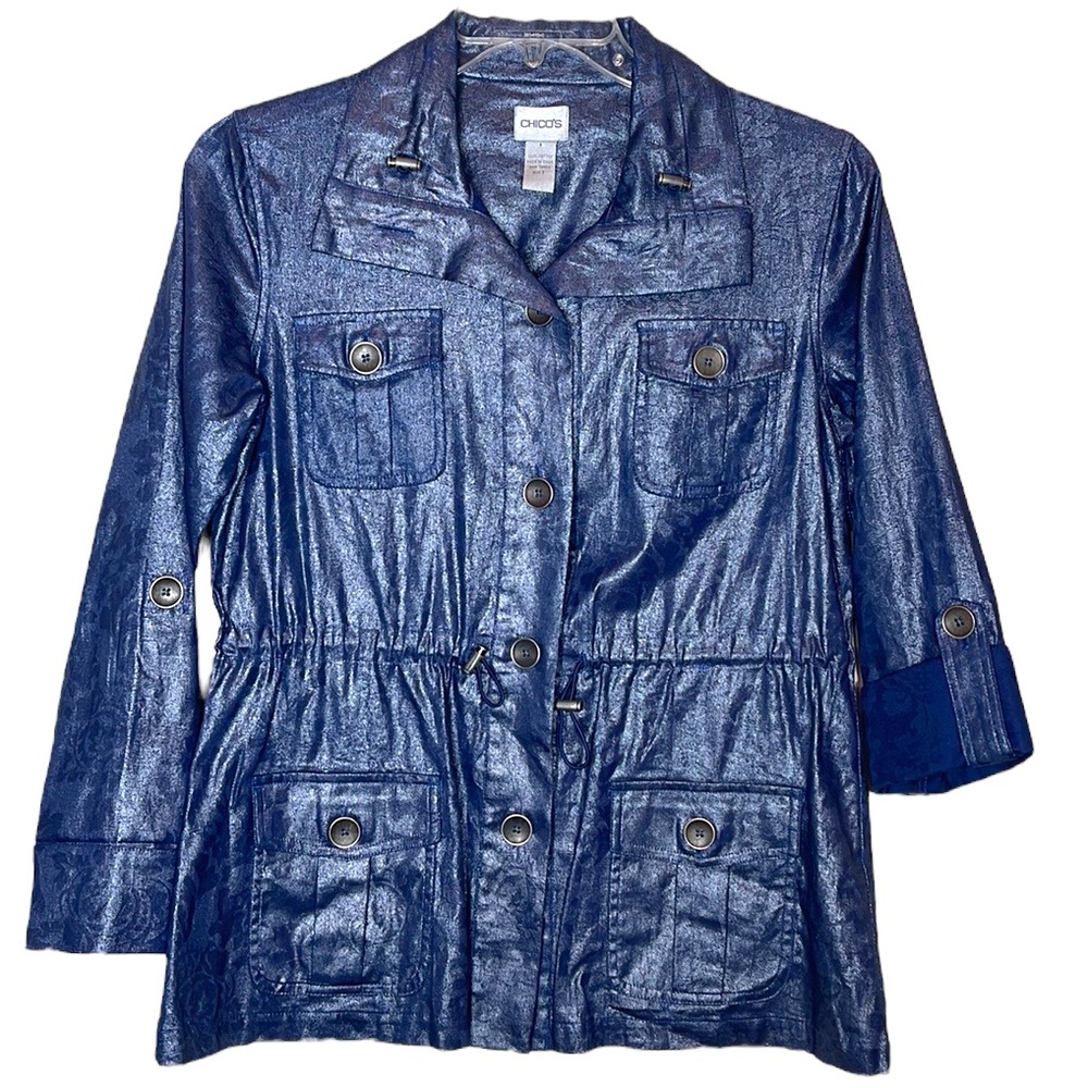 Chicos Blue Jacket - image 1